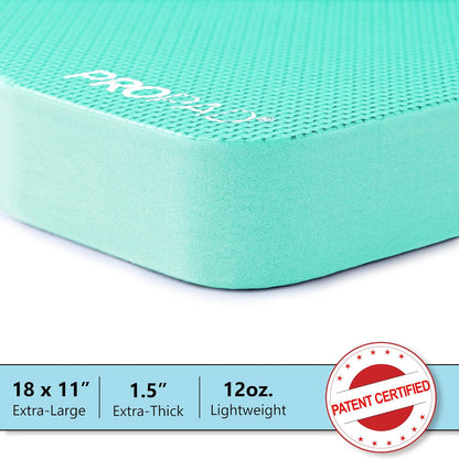 Thick Kneeling Pad, Garden Kneeler for Gardening, Bath Kneeler for Baby Bath, Kneeling Mat for Exercise & Yoga, Knee Pad for Work, Floor Foam Pad, Extra Large (XL) 18 x 11 x 1.5 Inches, Black
