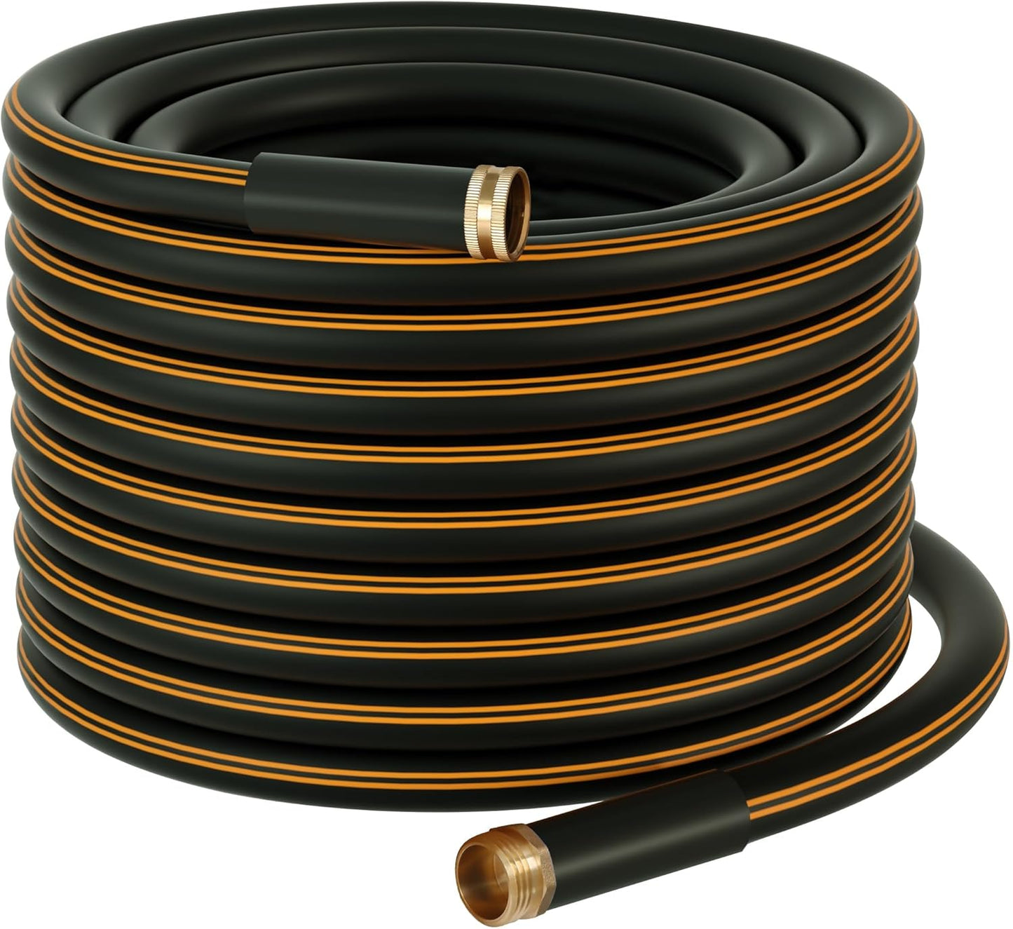 Atlantic Female to Female Heavy Duty Garden Hose 5/8 Inch x 2 ft Black Water Hose Short Connection Leader Hose 2 Foot - Colors C