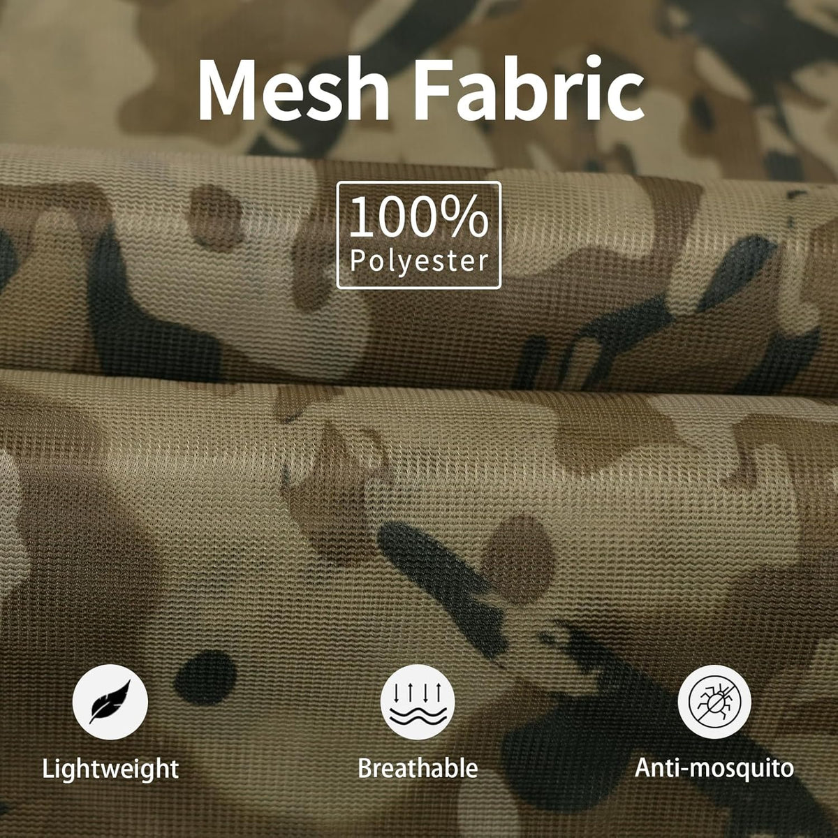 Mosquito Netting Suit Bug Net Mesh Clothing with Hood Outdoor Garden Hunting Camo Protection from Fly Insects Bugs
