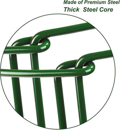12 Pack Plant Support Stake, 16 Inch Peony Cages and Supports for Outdoor Plants, with 15 Pcs Plant Labels, 20 Pcs Plant Clips, 7ft Plant Ties