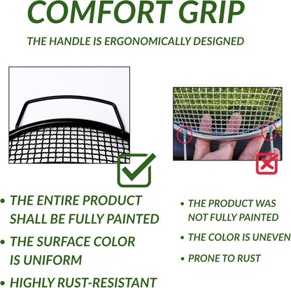 3PCS Soil Sifter for Gardening, Rock Sifter for 5gallon Bucket, Dirt Sifter Compost Sifter, Sifter for Gravel Sawdust Vermicompost, 3mm, 6mm,8mm, Soil Sifter with Handle