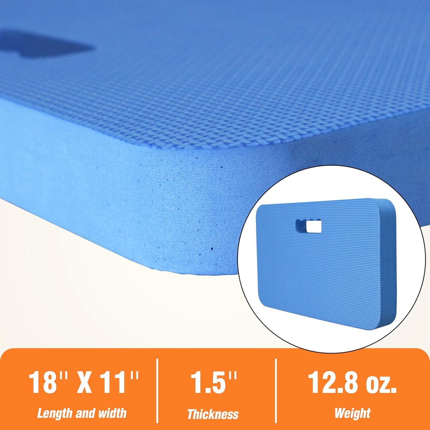 Gardzen Garden Kneeling Pad - for Gardening, Baby Bath, Yoga, Pilates, Exercise, Blue