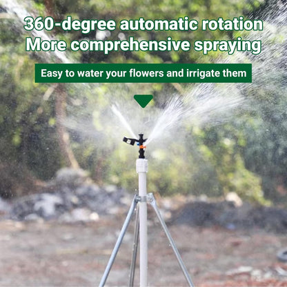 10PCS Rocking Arm Sprinklers G1/2 Male Thread 360 Degree Rotating Impact Sprinkler Plastic Lawn Irrigation for Yard Grass Garden