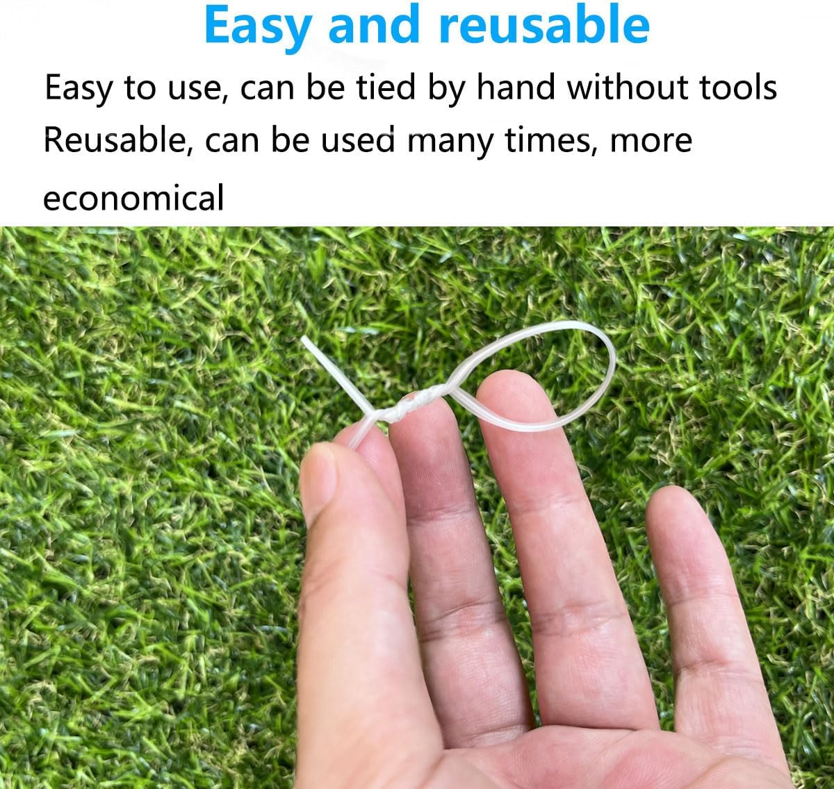 Green 6" Twist Ties (500 Pack) - Pre-Cut Garden Plant Ties in Self-Sealing Bag, Sturdy PET & 0.45mm Iron Core, Heavy Duty Reusable Ties for Tomato, Monstera, Vines and Cords