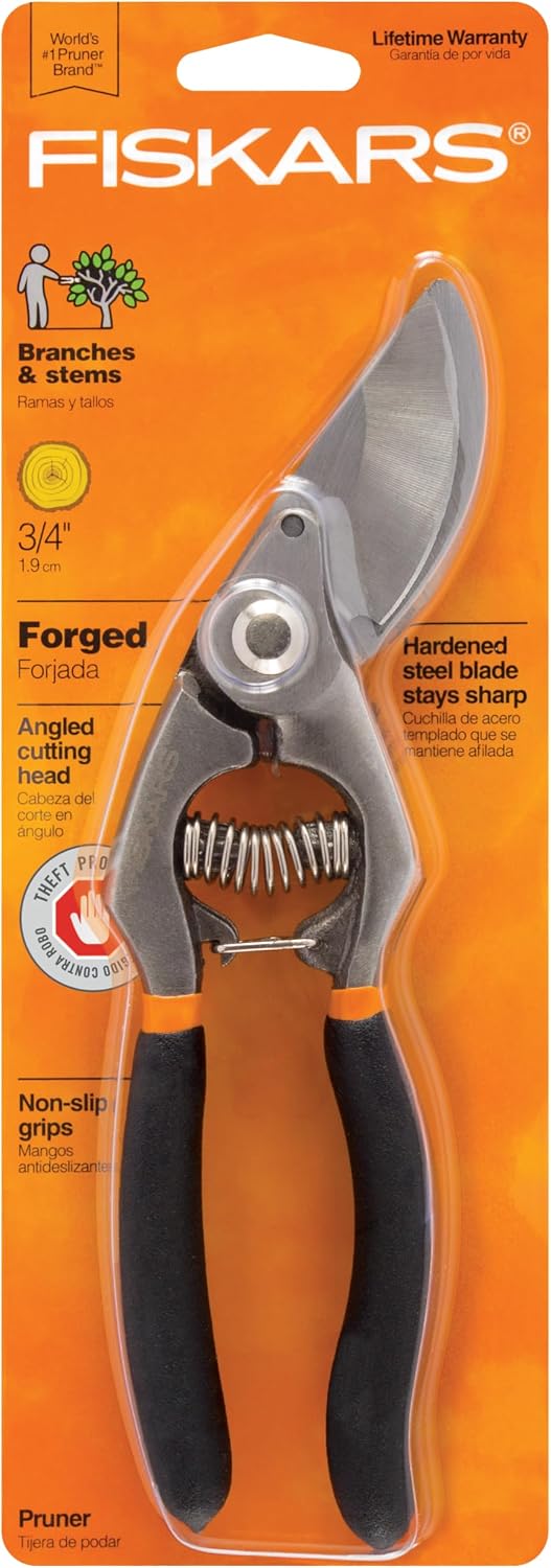 Professional Bypass Pruning Shears, Garden Tools, 1" Cut Capacity