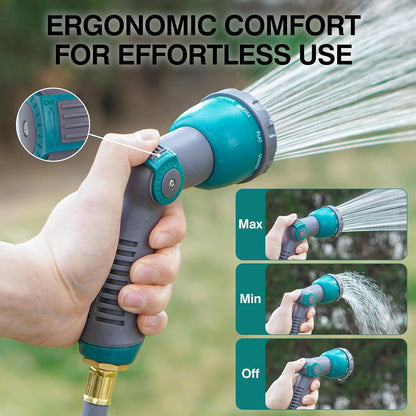 Hose Nozzle, Thumb Control Garden Hose Nozzle, Garden Tool