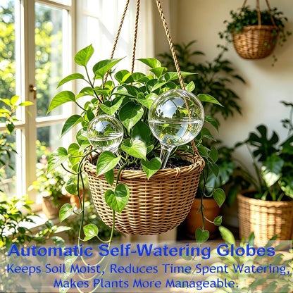 Plant Automatic Watering Devices, Clear Plastic Plant Self-Watering Bulb