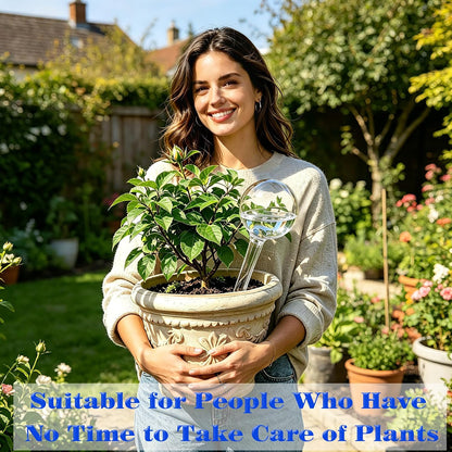 Plant Automatic Watering Devices, Clear Plastic Plant Self-Watering Bulb