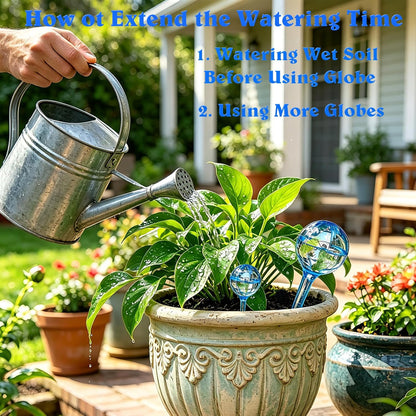 Plant Automatic Watering Devices, Clear Plastic Plant Self-Watering Bulb