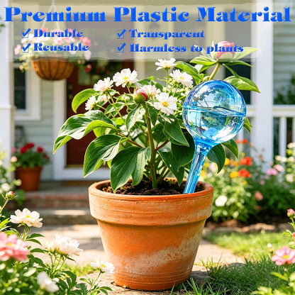 Plant Automatic Watering Devices, Clear Plastic Plant Self-Watering Bulb