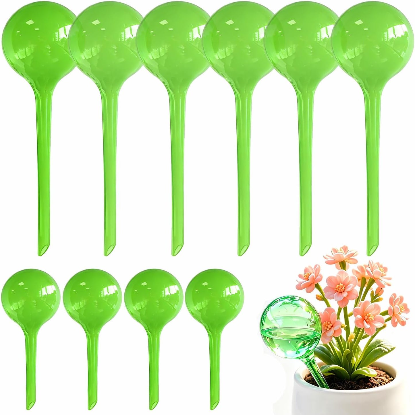 Plant Automatic Watering Devices, Clear Plastic Plant Self-Watering Bulb