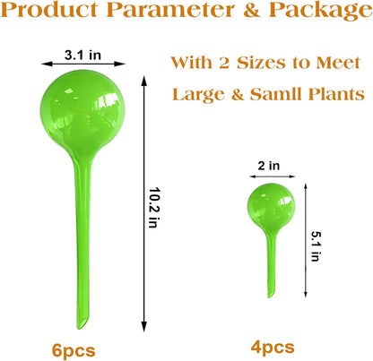 Plant Automatic Watering Devices, Clear Plastic Plant Self-Watering Bulb