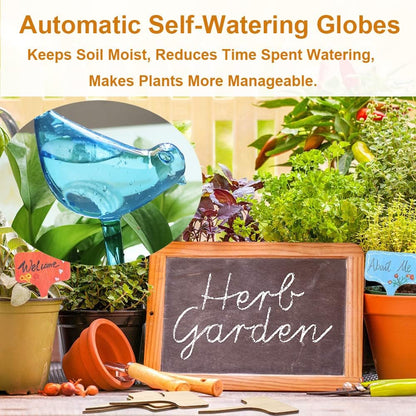 Plant Automatic Watering Devices, Clear Plastic Plant Self-Watering Bulb