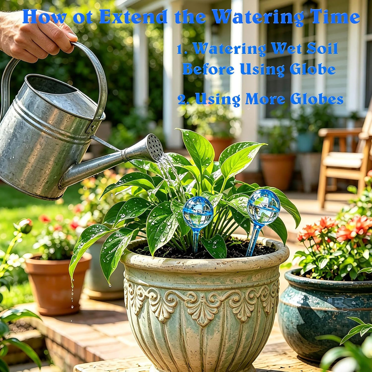 Plant Automatic Watering Devices, Clear Plastic Plant Self-Watering Bulb