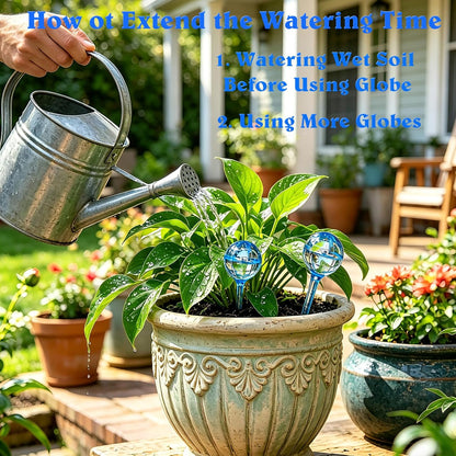 Plant Automatic Watering Devices, Clear Plastic Plant Self-Watering Bulb