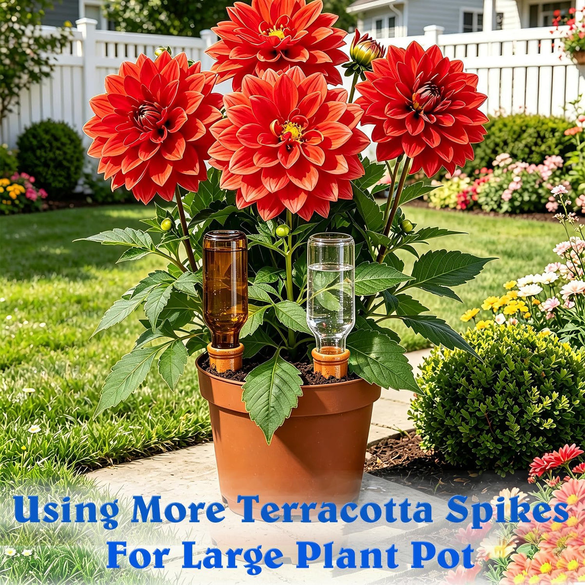 Plant Automatic Watering Devices, Clear Plastic Plant Self-Watering Bulb