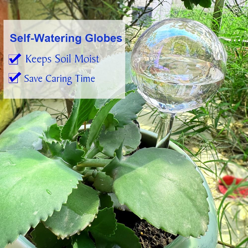 Plant Automatic Watering Devices, Clear Plastic Plant Self-Watering Bulb