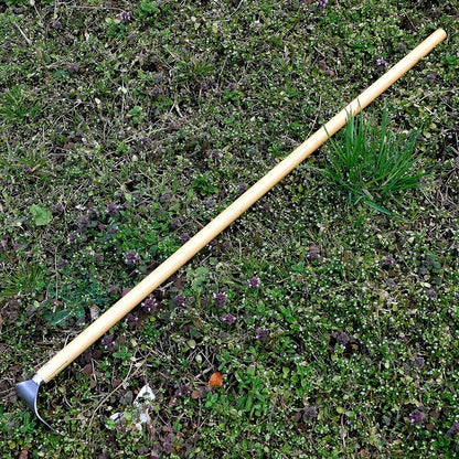 Garden Hoe Long Handle 43" Heavy Duty Japanese Stainless Steel, Made in JAPAN, Draw Hoe Weeding Tool, Stand Up Weeder Hand Tool