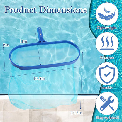 15.5x11in Swimming Pool Cleaner Supplies Pool Net Skimmer