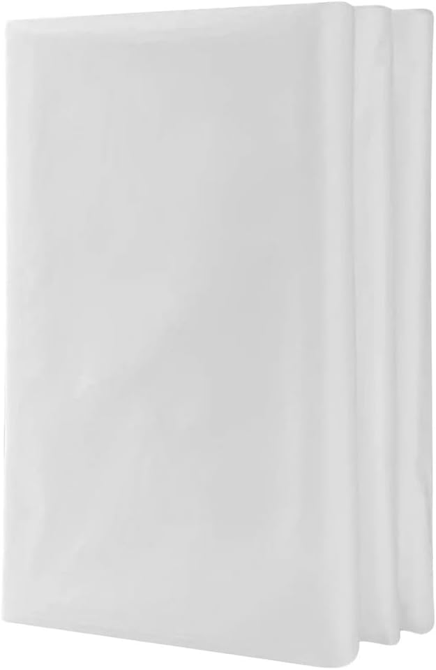 1.7oz Non-Woven Fabric Plant Cover, 5.2x32.8Ft Garden Shade Cloth Floating Row Frost Blanket for Greenhouse Outdoor Vegetable Fruit, White
