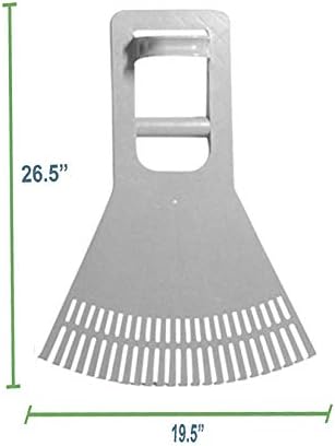 Grabber Scoop Hand Rakes with Leverage Extension Grip - Back Saving Ergonomic Gardening Tool for Lawn and Leaves Clean-up - Made in USA - Model P755