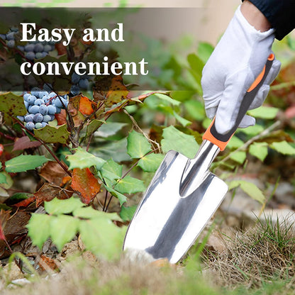 Garden Trowel Hand Shovel for Gardening, Small Garden Spade with Scale