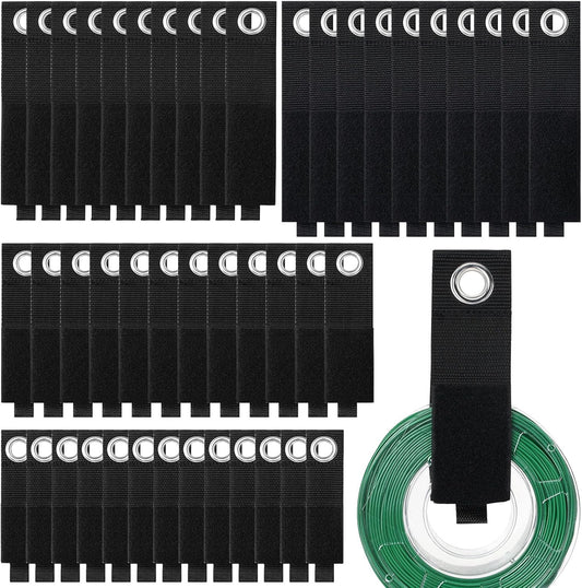 48 Pcs Extension Cord Holder Storage Heavy Duty Extension Straps Cable Holder Organizer for Workshop Garage Wall RV Tool Hose Rope Storage Organization