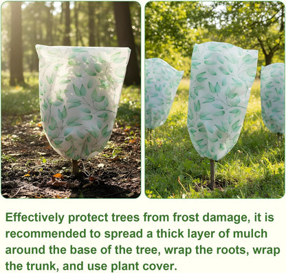 4 Pack Plant Covers Frost Protection with Zipper,31" X 40"