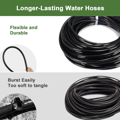 Misting Drip Irrigation System for Garden Watering,Raised Bed 120FT