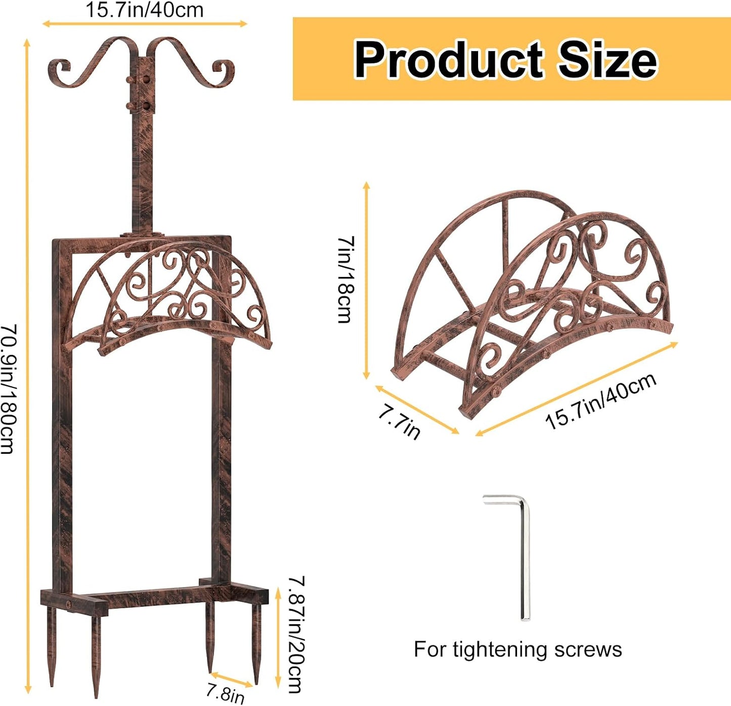 Garden Hose Holder Hanger Freestanding, Upgraded 4 Spikes Heavy Duty Storage Reel Stand with Bird Feeder Bowl, Holds 150ft Hose for Outside Garden Yard Lawn Vegetable Patch