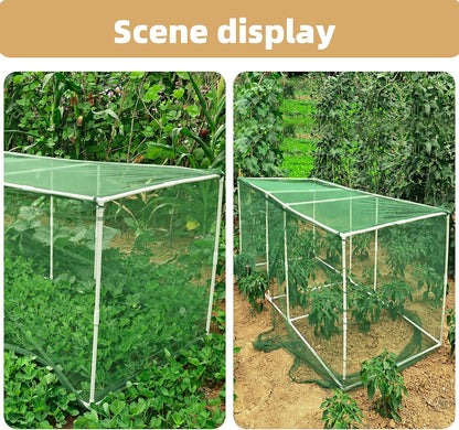 72 * 33 * 30 in Detachable Crop Cages for Garden, Plant Protection Tent with Garden Netting for Vegetables Fruits Flowers,Mesh Plant Covers for Outdoors (Green)