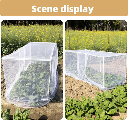 72 * 33 * 30 in Detachable Crop Cages for Garden, Plant Protection Tent with Garden Netting for Vegetables Fruits Flowers,Mesh Plant Covers for Outdoors (Green)