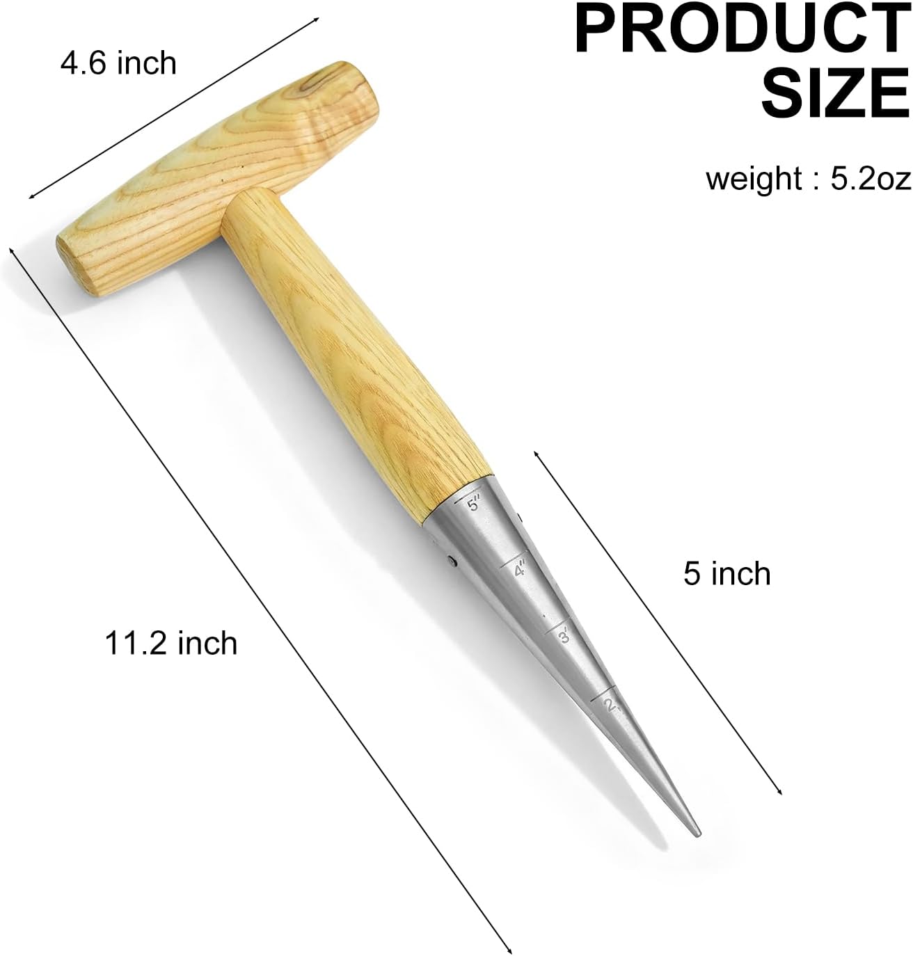 Seed Dibber Hand Garden Tool, Bulb Planter Digging Holes
