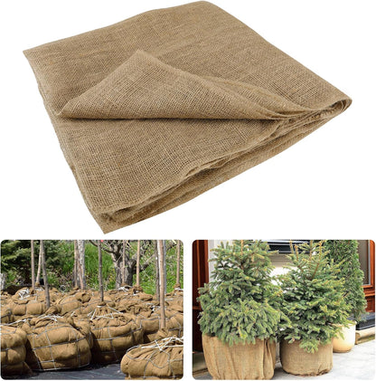 50ftx40in Large Burlap Plant Covers Freeze Protection