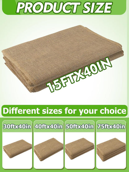 50ftx40in Large Burlap Plant Covers Freeze Protection