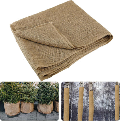 50ftx40in Large Burlap Plant Covers Freeze Protection