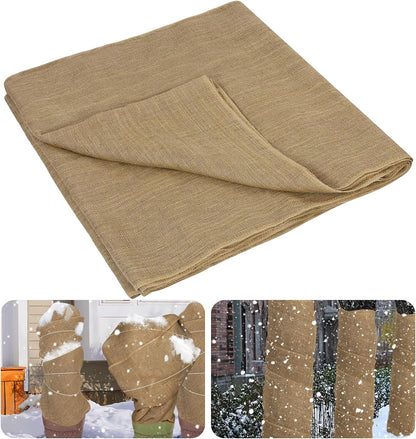 50ftx40in Large Burlap Plant Covers Freeze Protection
