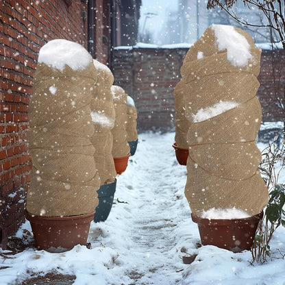50ftx40in Large Burlap Plant Covers Freeze Protection
