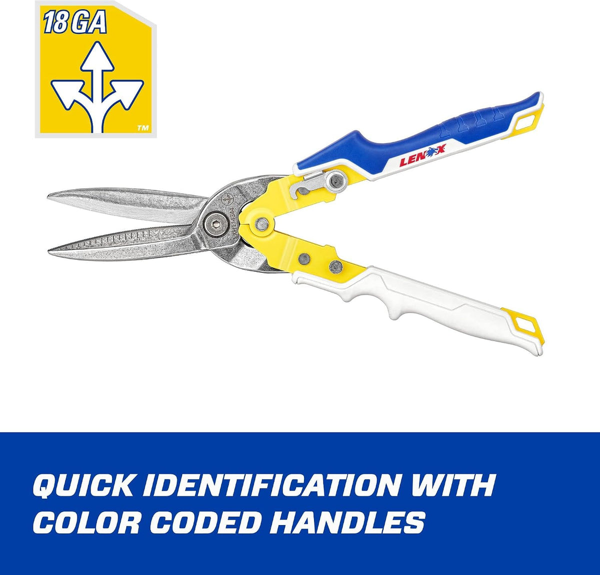 Pliers, Long Straight Avitation Snips, With Durable Grip (LXHT14344)