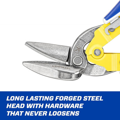 Pliers, Long Straight Avitation Snips, With Durable Grip (LXHT14344)
