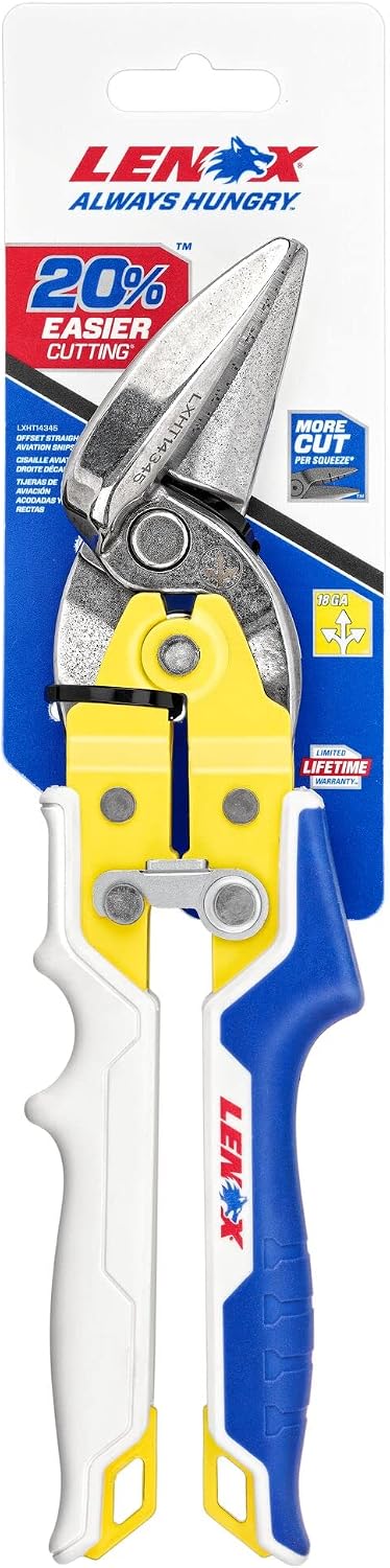 Pliers, Long Straight Avitation Snips, With Durable Grip (LXHT14344)