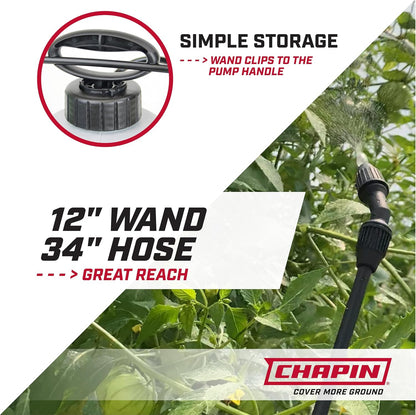 16200 2-Gallon Pump Sprayer for Lawn, Garden & Weed Control