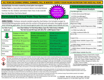 7 LB. ® - Dual Action Palm Tree Fertilizer with Free Measuring Scoop