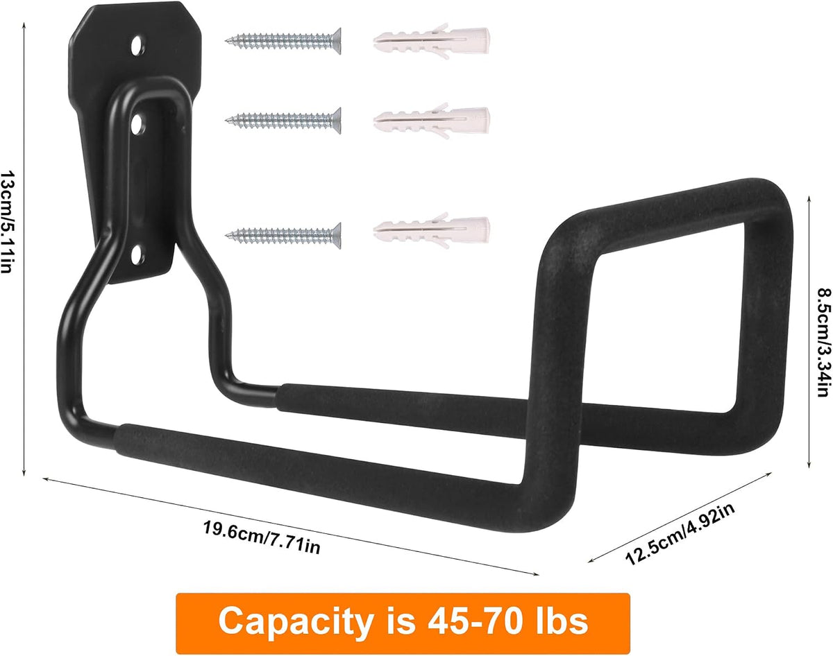 Metal Garden Hose Holder Wall Mounted Water Hose Holder for Outside Yard