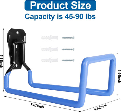 Metal Garden Hose Holder Wall Mounted Water Hose Holder for Outside Yard