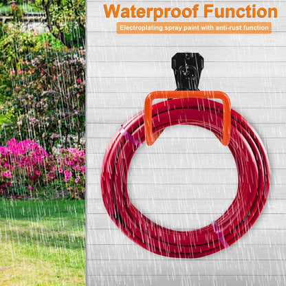 Metal Garden Hose Holder Wall Mounted Water Hose Holder for Outside Yard