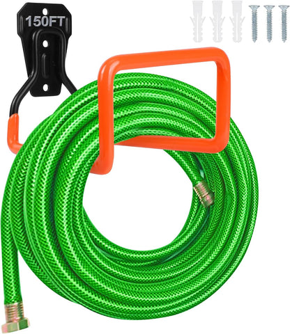 Metal Garden Hose Holder Wall Mounted Water Hose Holder for Outside Yard