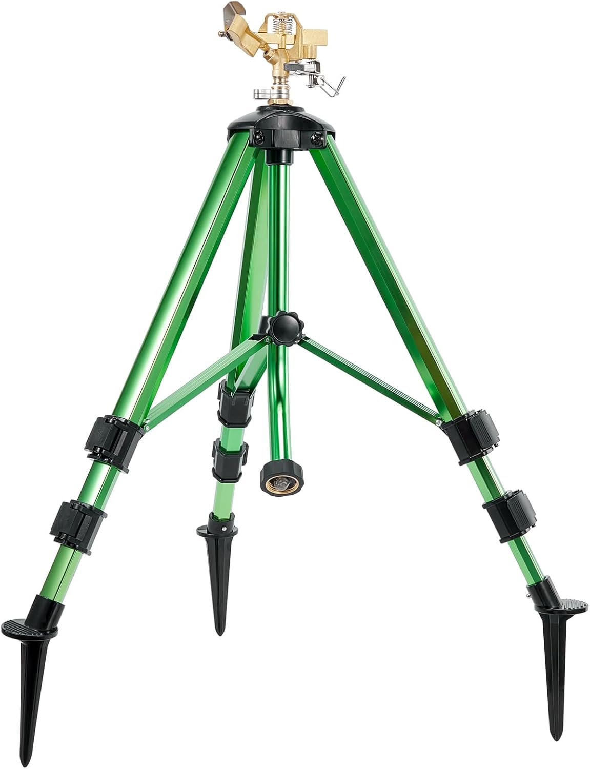 Impact Sprinkler on Tripod Base, 360° Coverage, 3/4in