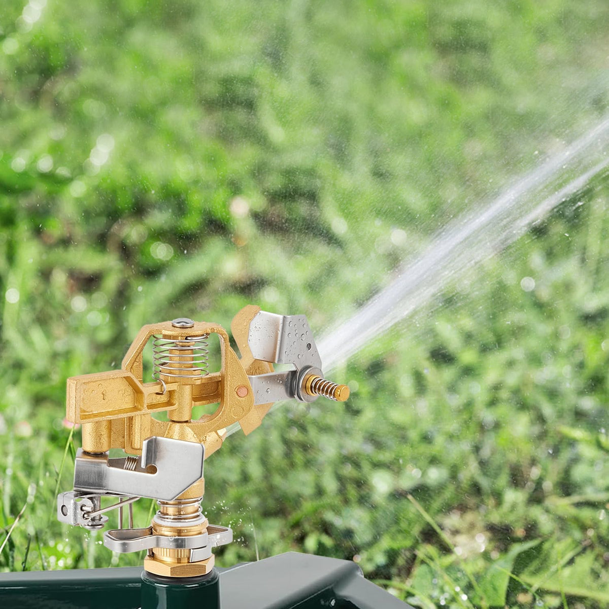 Impact Sprinkler on Tripod Base, 360° Coverage, 3/4in