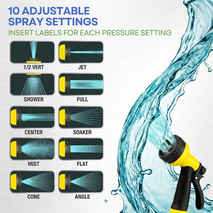 XpandaHose 150ft Expandable Garden Hose, Lightweight, Brass Connectors